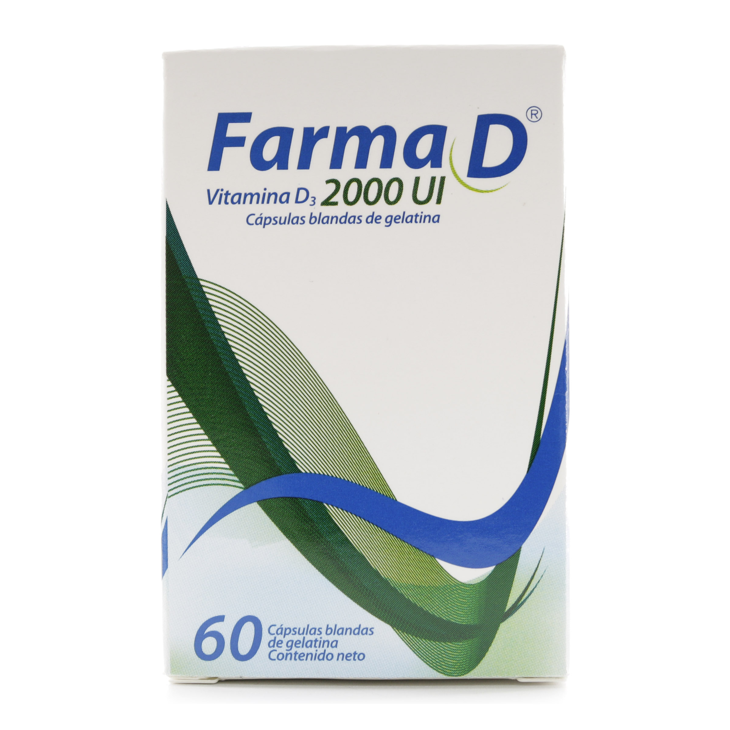 Farma D Vitamina D3 2000 UI – 60 cápsulas