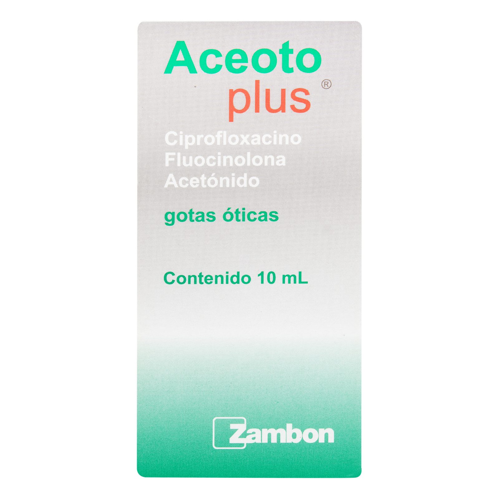 Aceoto Plus gotas ciprofloxacina 10 ml – Zambon