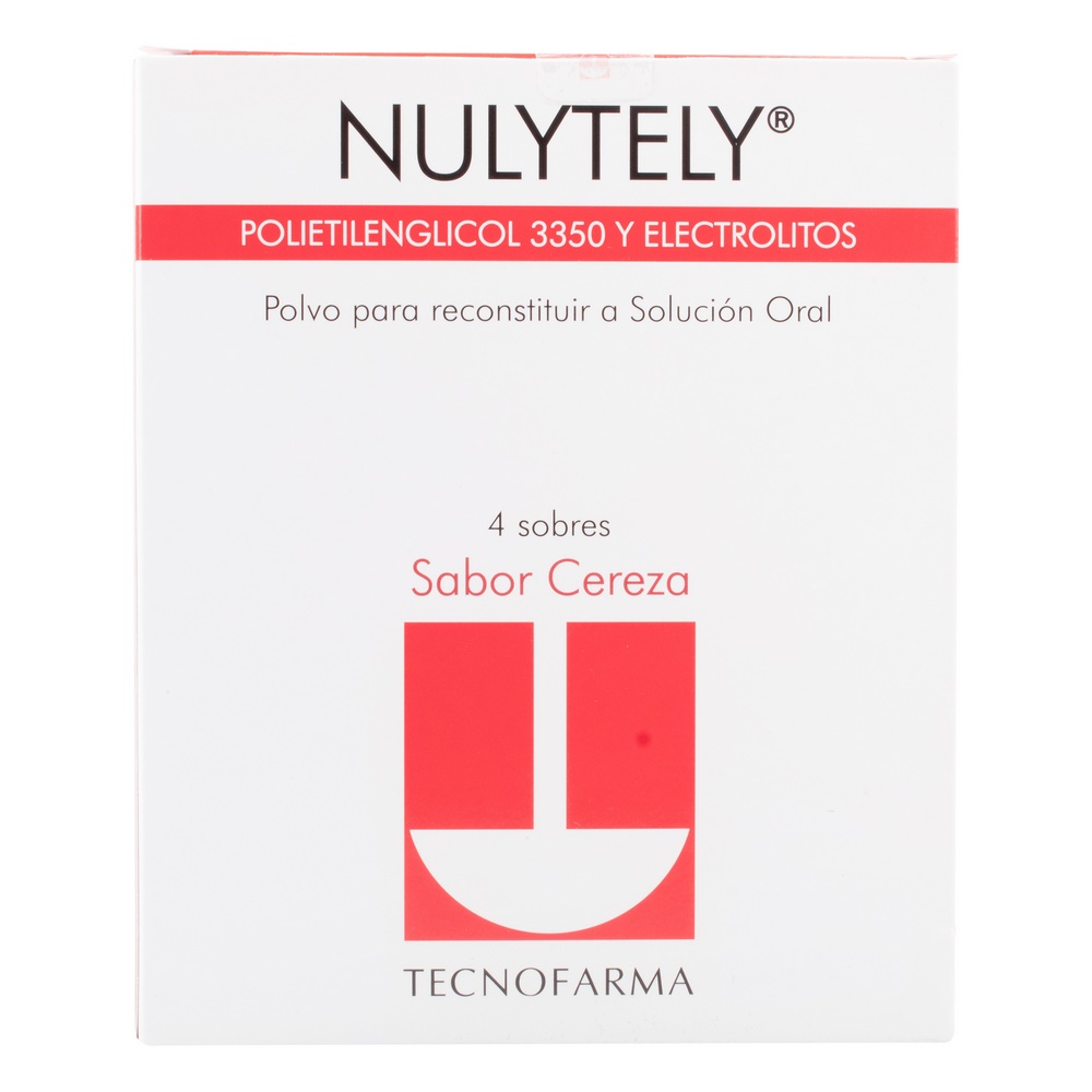 Nulytely Cereza 4 sobres – Polietilenglicol (PEG 3350)