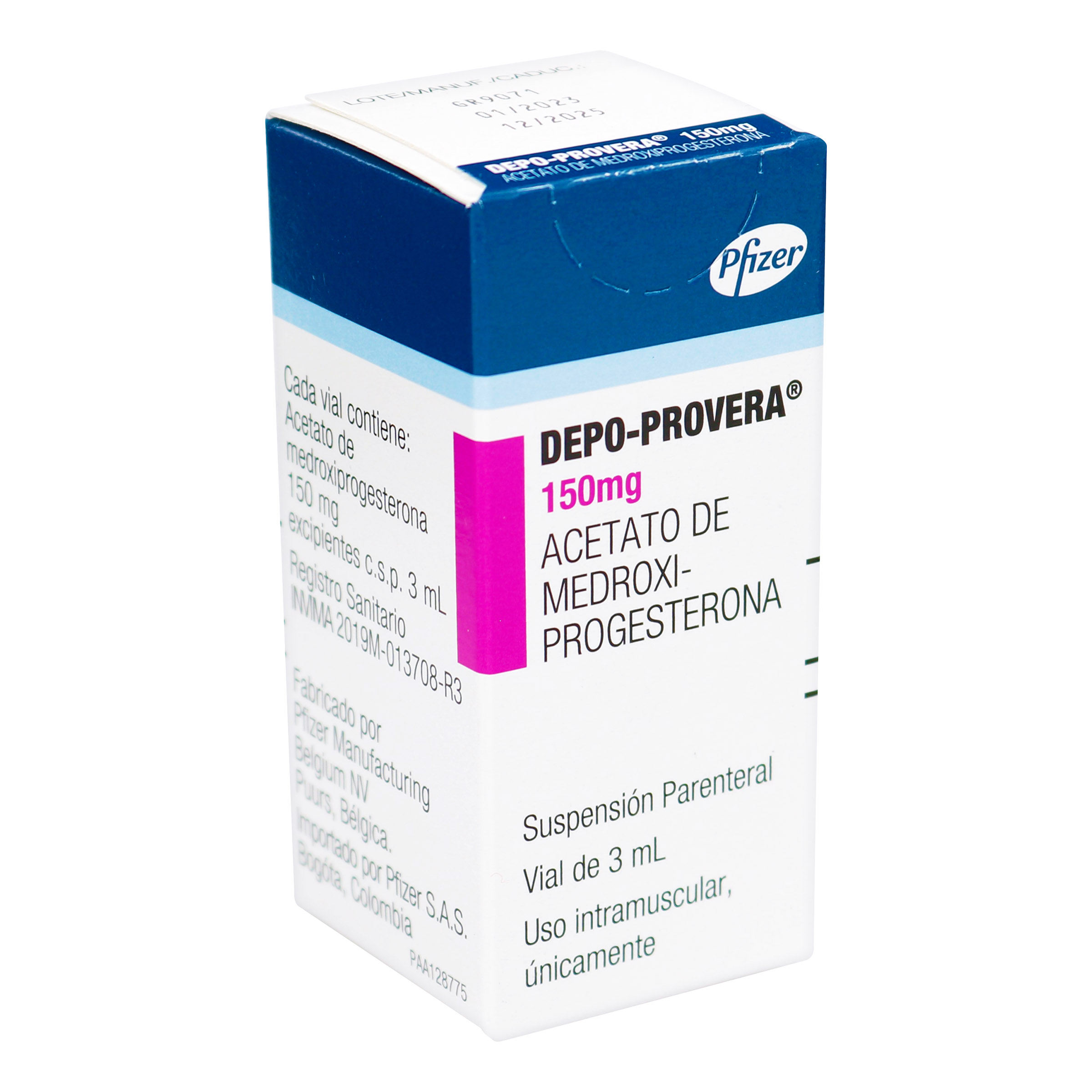 Depo-Provera 150 mg/3 mL – Ampolla