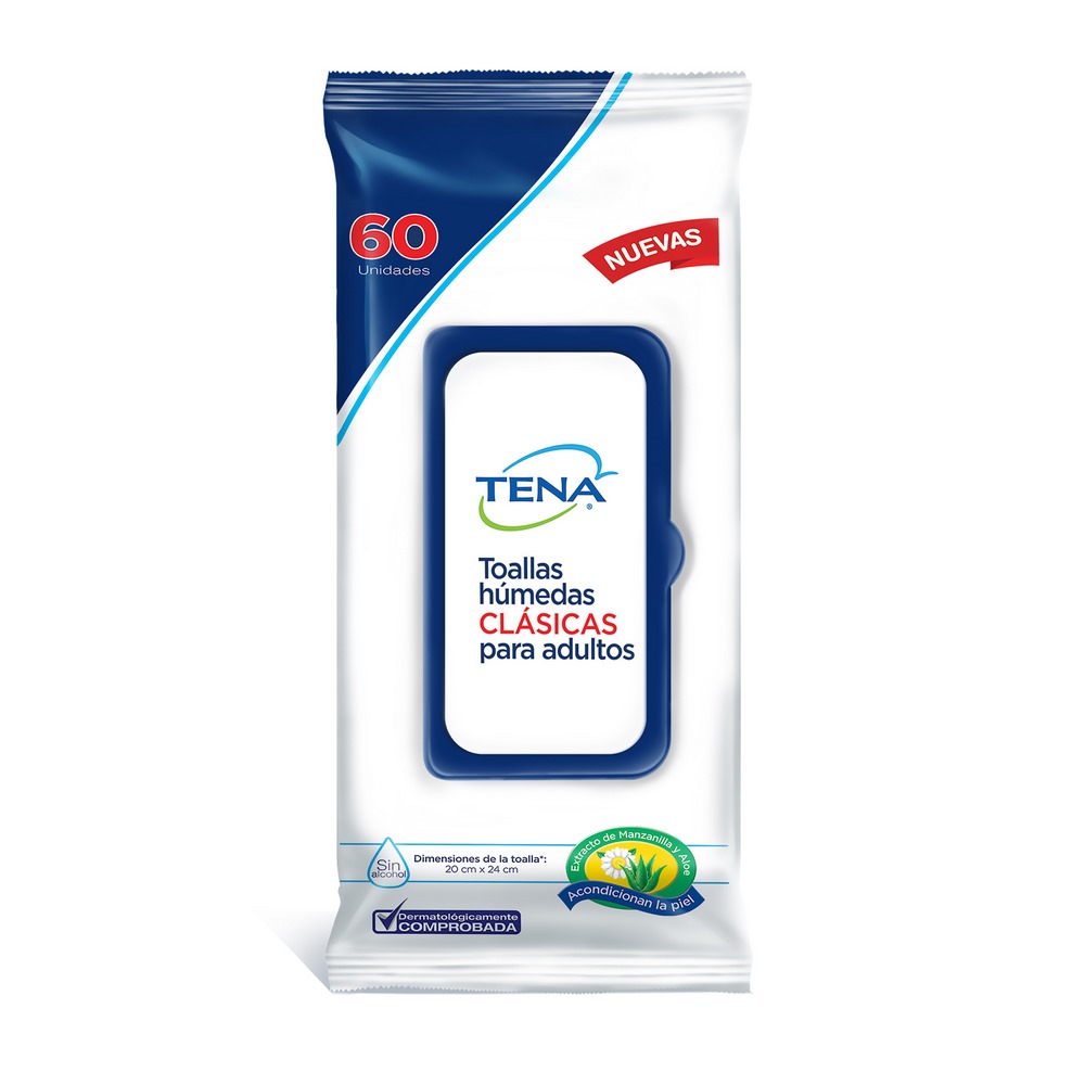 Toallitas húmedas TENA Clásicas 60 uds