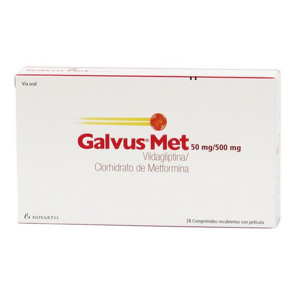 Galvus Met 50/500 mg - 28 comprimidos