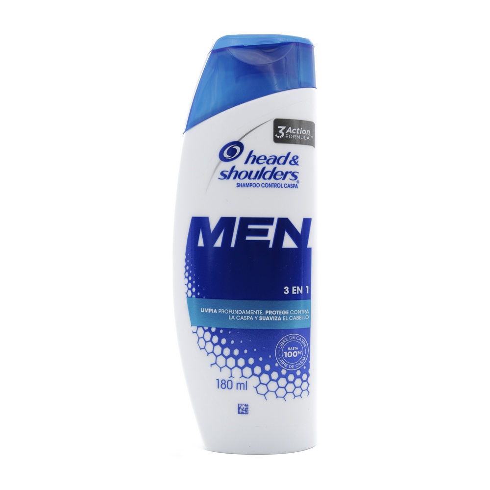 Head & Shoulders Men 3 en 1 Champú 180 ml