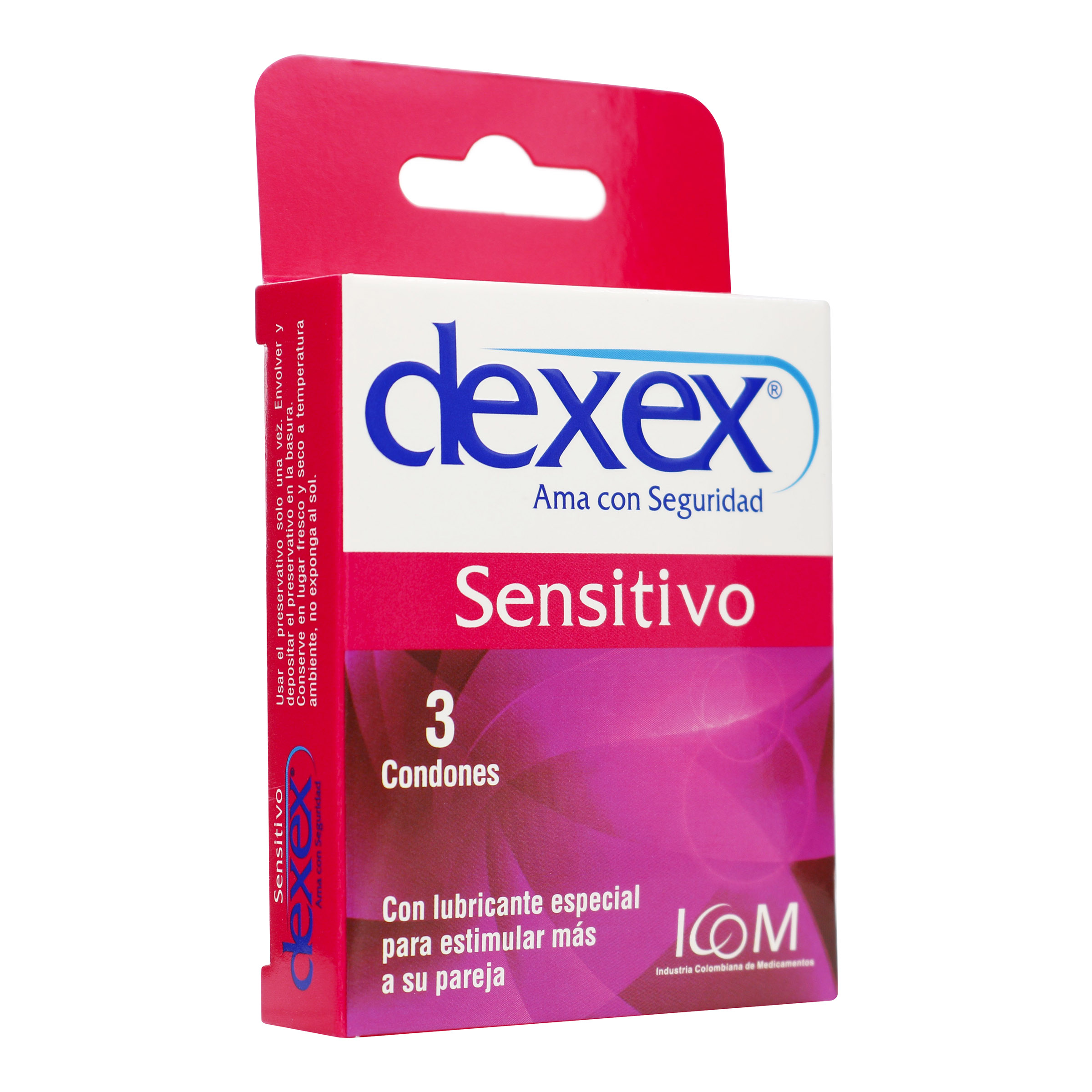 Preservativos Dexex Sensitivo ICOM – Pack de 3