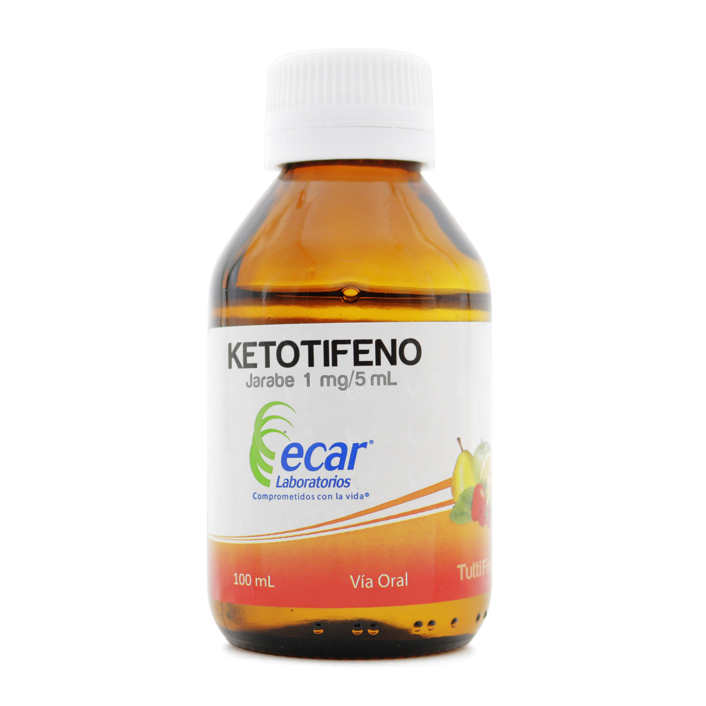 Ketotifen Jarabe 1 mg 100 ml - ECAR LTDA