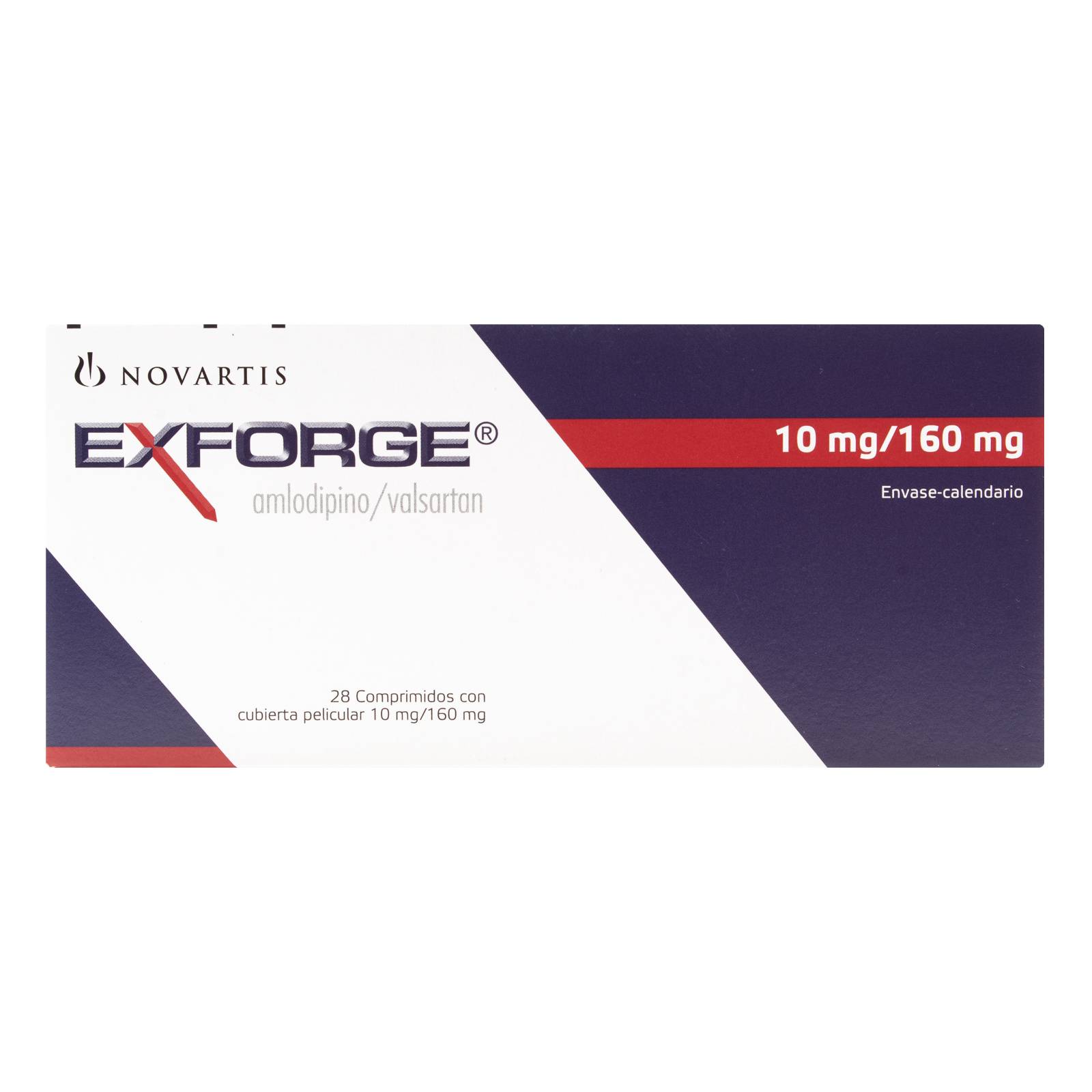 Exforge 10/160 mg – 28 tabletas (amlodipino/valsartán)