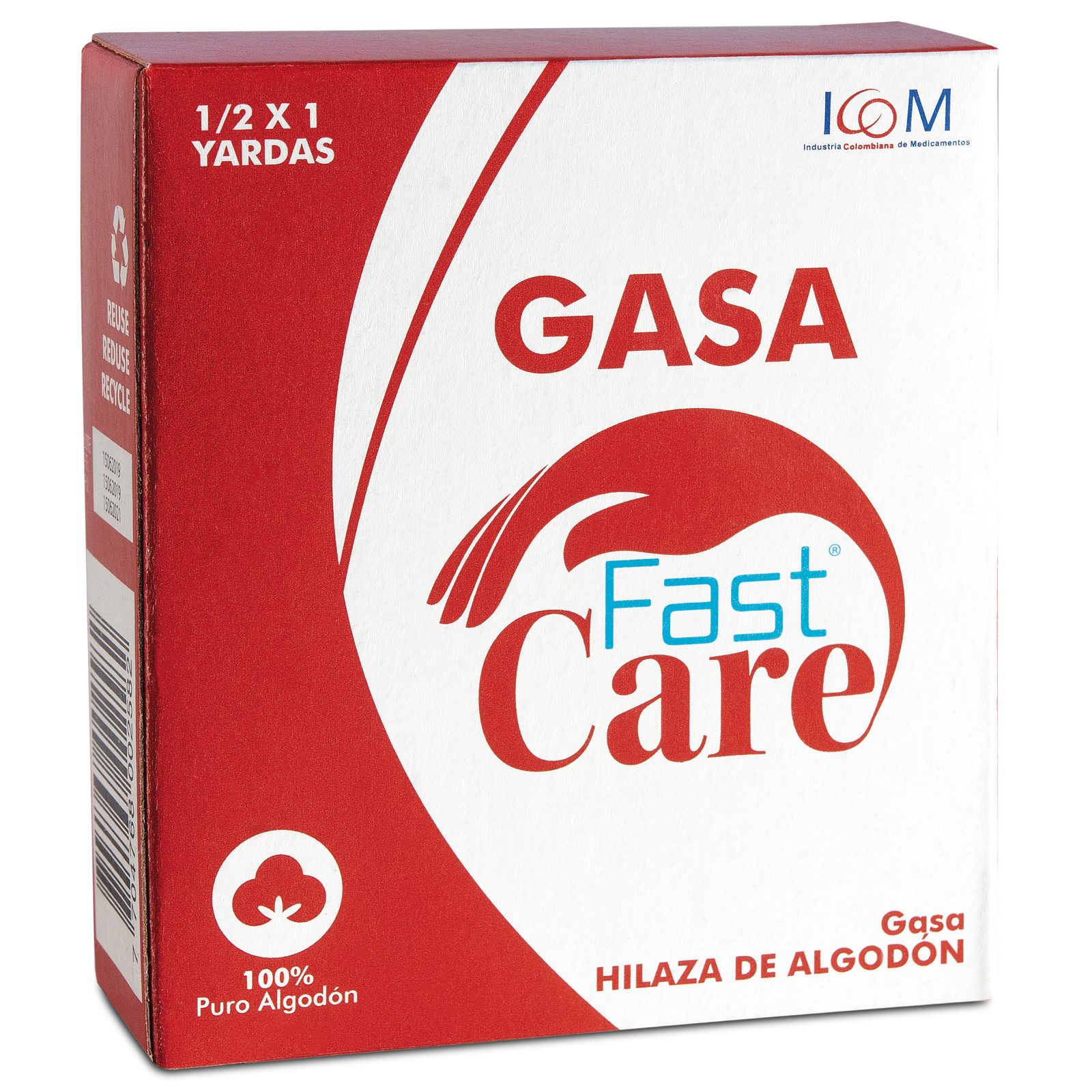Gasa estéril Fast Care ICOM 1/2x1