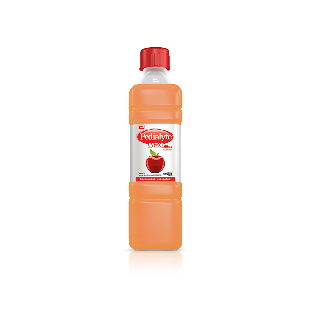 Pedialyte con zinc – sabor manzana, 500 ml