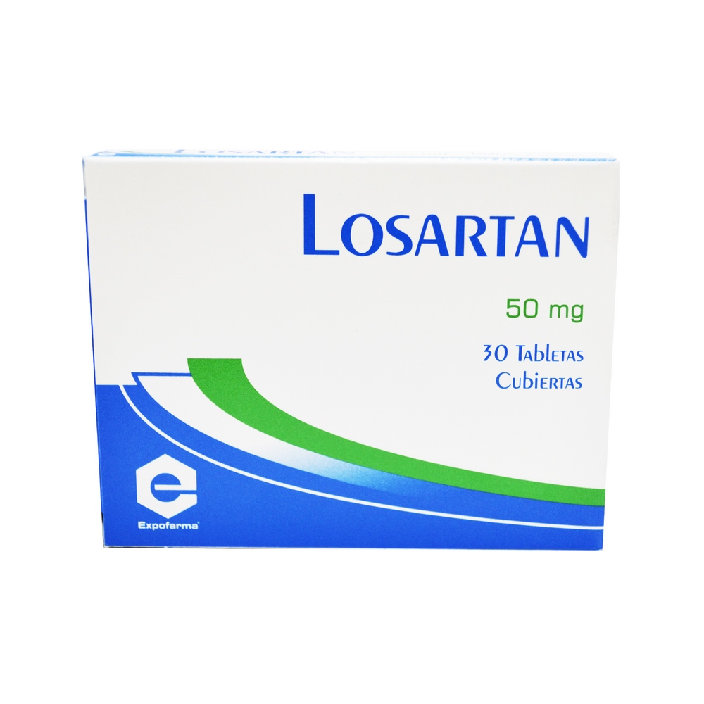 Losartán 50 mg – 30 tabletas (Laboratorios Richmond)