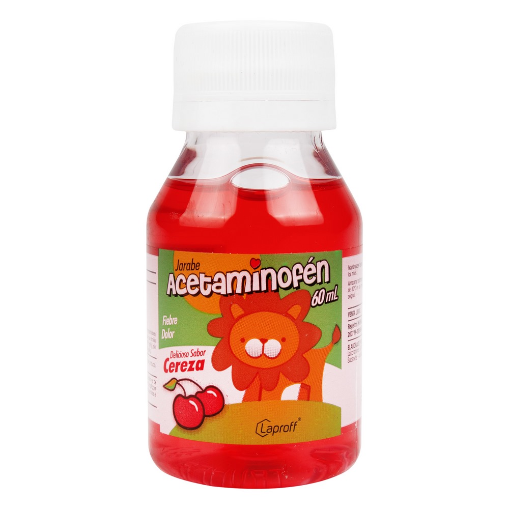 Acetaminofén Jarabe 150 mg 60 ml - LAPROFF