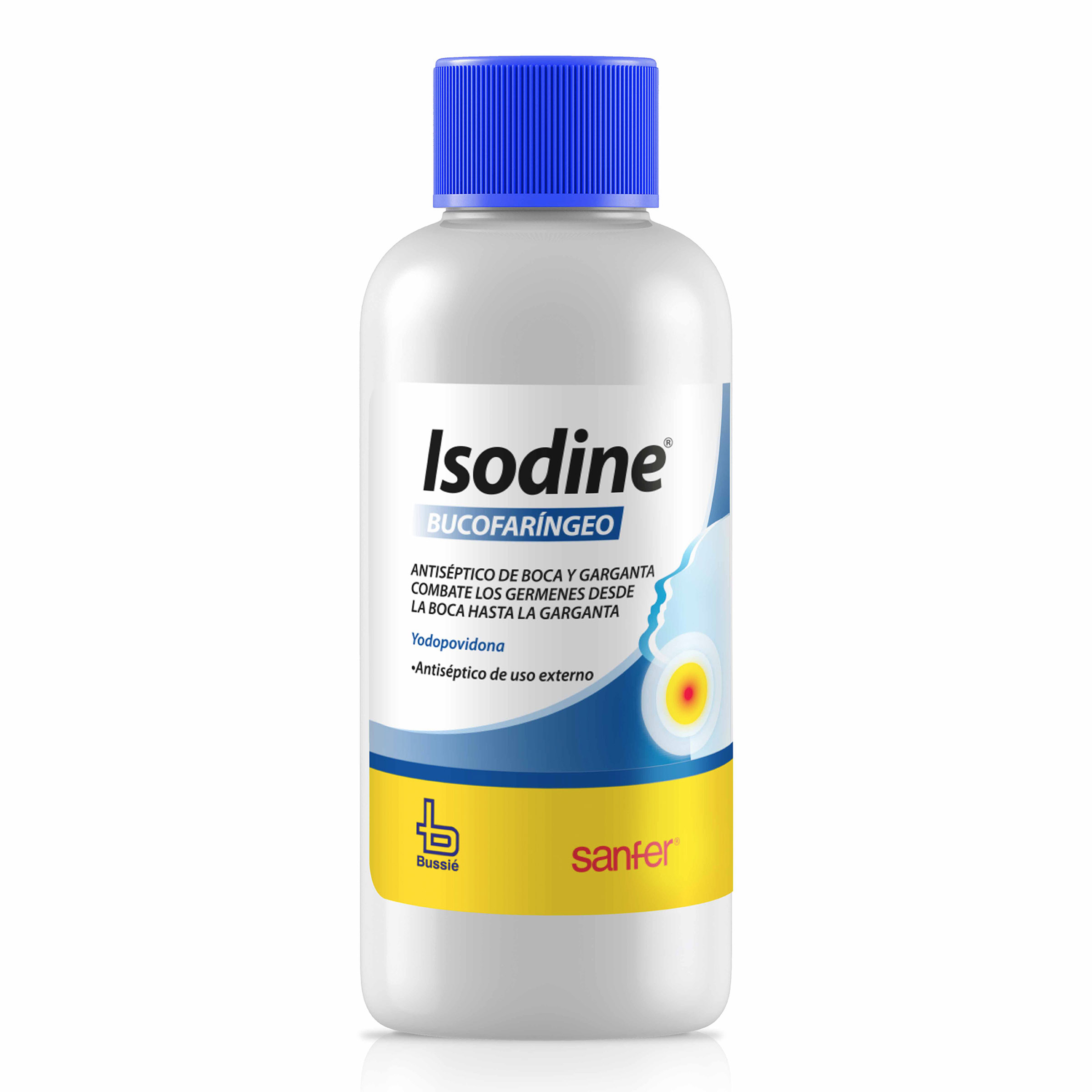 Isodine Bucofaringeo 60 ml Yodopovidona – BUSSIE