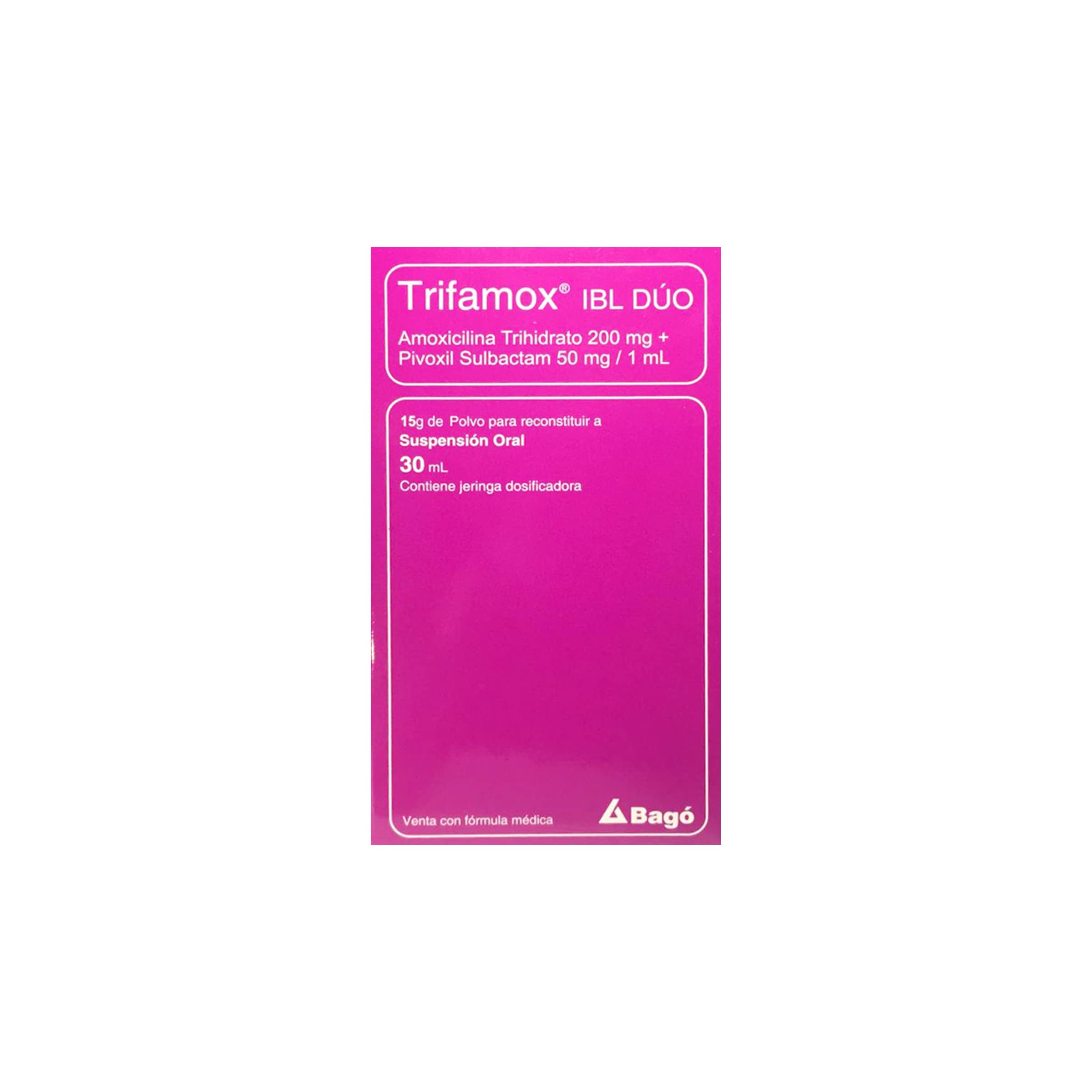 Trifamox IBL-Duo Suspensión 30 mL – Amoxicilina/Sulbactam