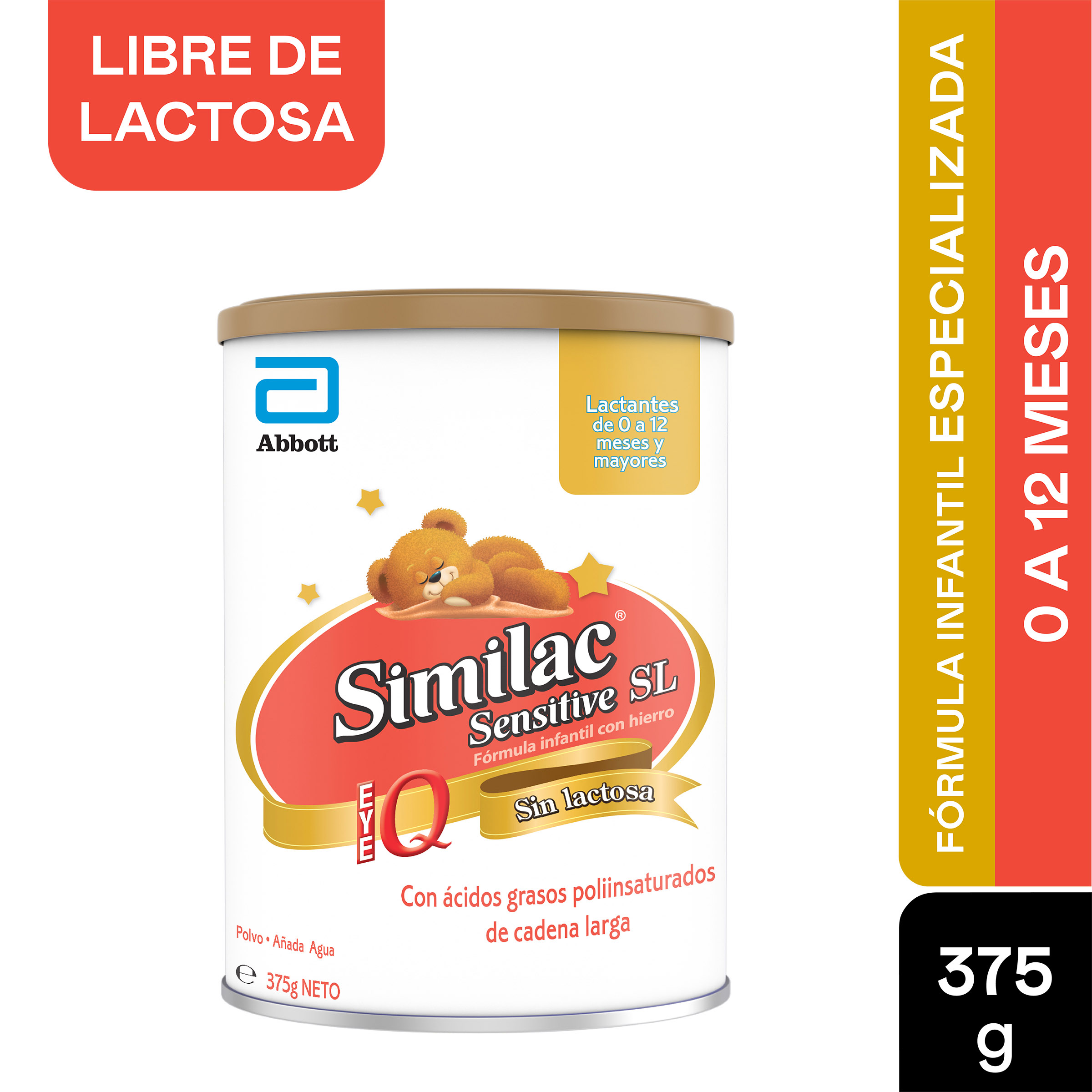 SIMILAC IQ SENSITIVE 375 G SIN LACTOSA – LECHE EN POLVO