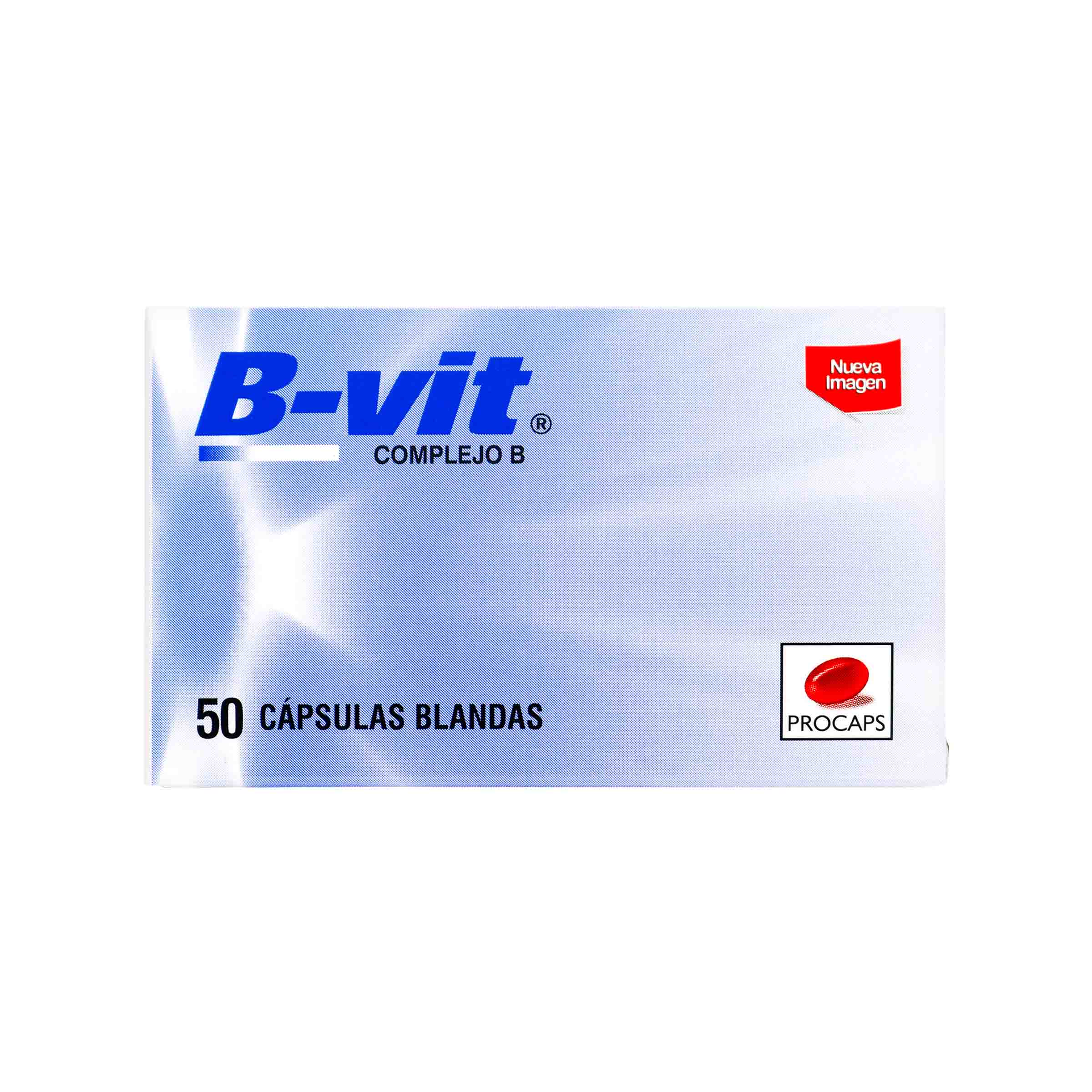 B-Vit 50 – Complejo de vitamina B, 50 perlas