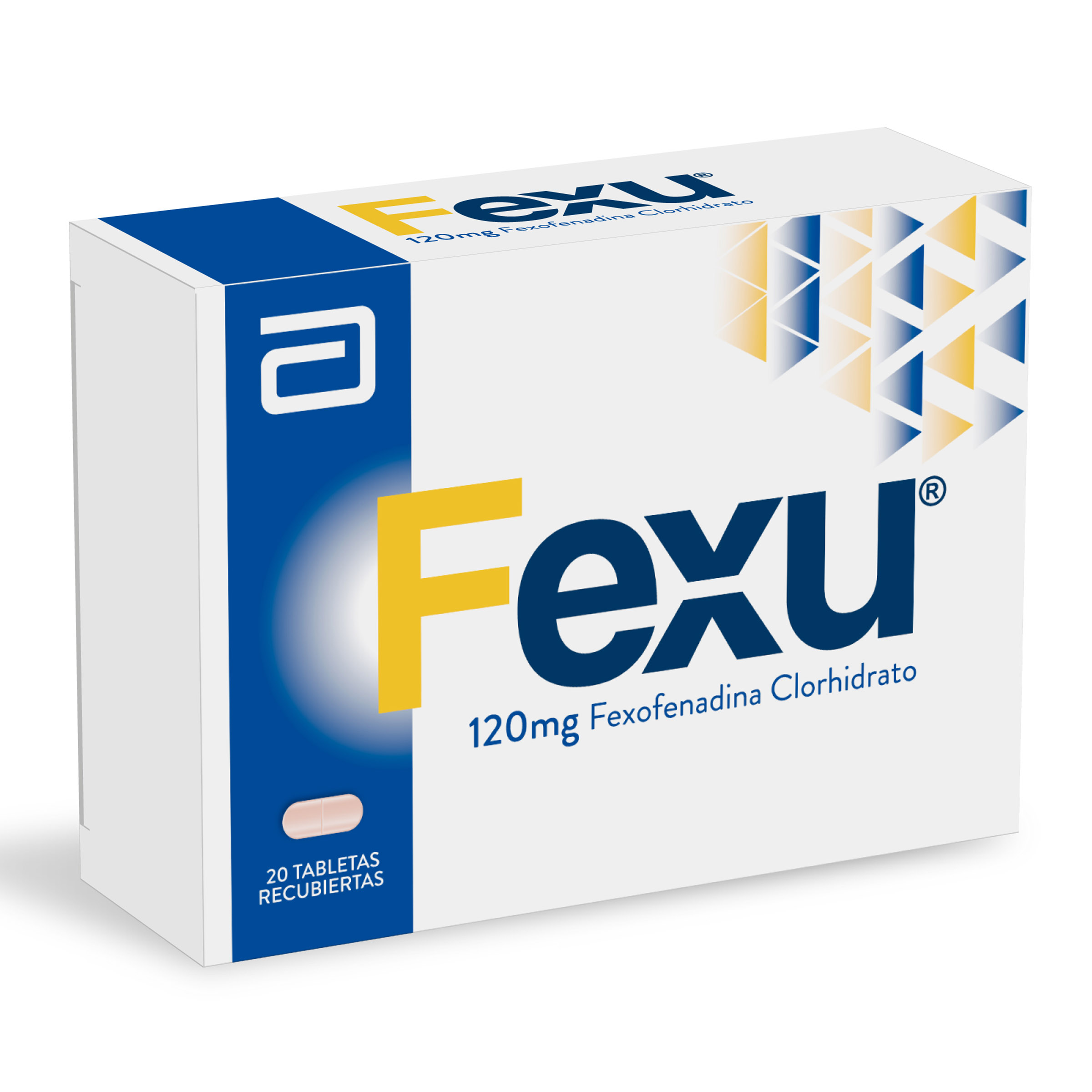 Fexu 120 mg Fexofenadina - 20 tabletas