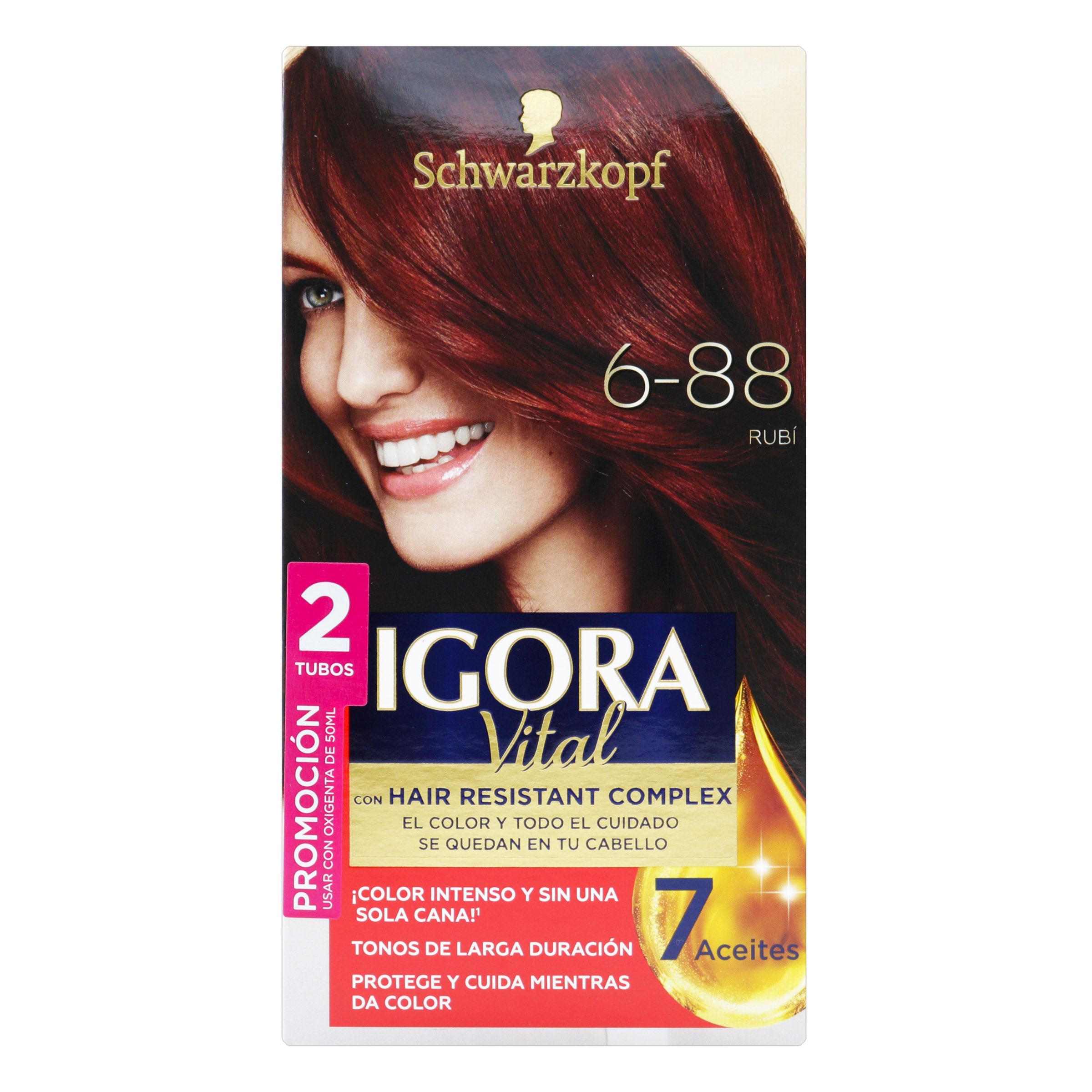 Igora Vital Kit 6-88 - Tinte para Cabello 2 Tubos