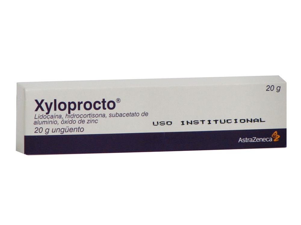 Xyloprocto Ungüento 20 g - Lidocaína y óxido de zinc