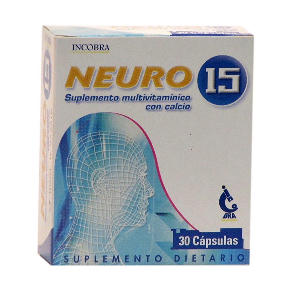 Neuro 15 mg 30 cápsulas Multivitamínico