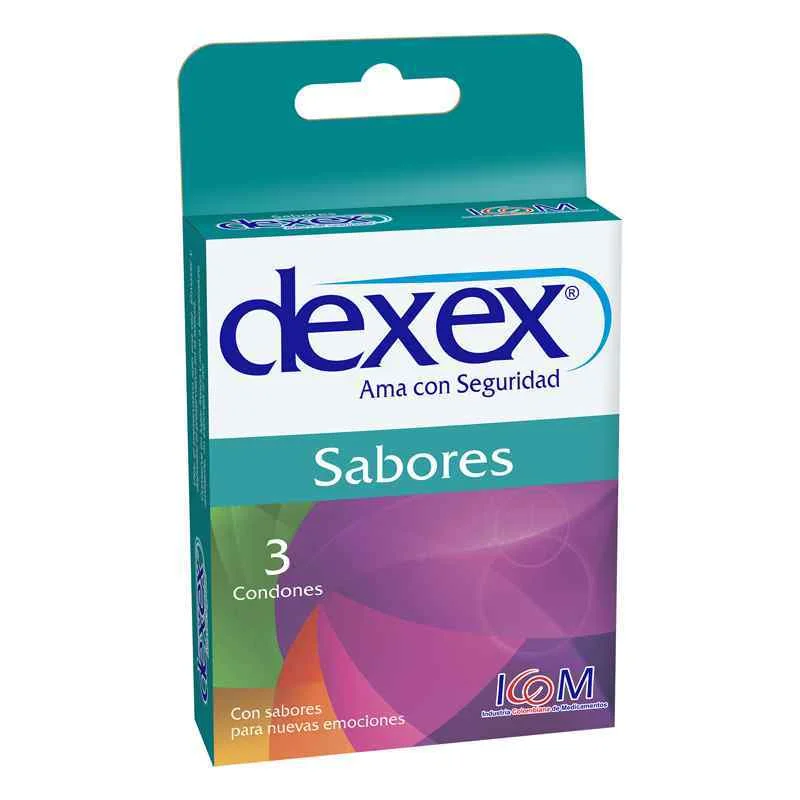 Preservativos DexEx sabores - 3 uds