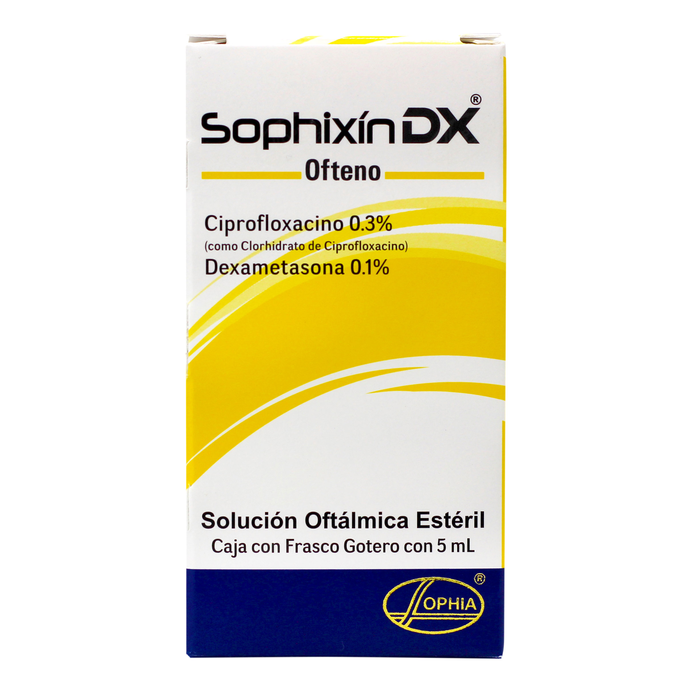 SOPHIXIN DX Oftálmico 5 ml – Dexametasona + Ciprofloxacina