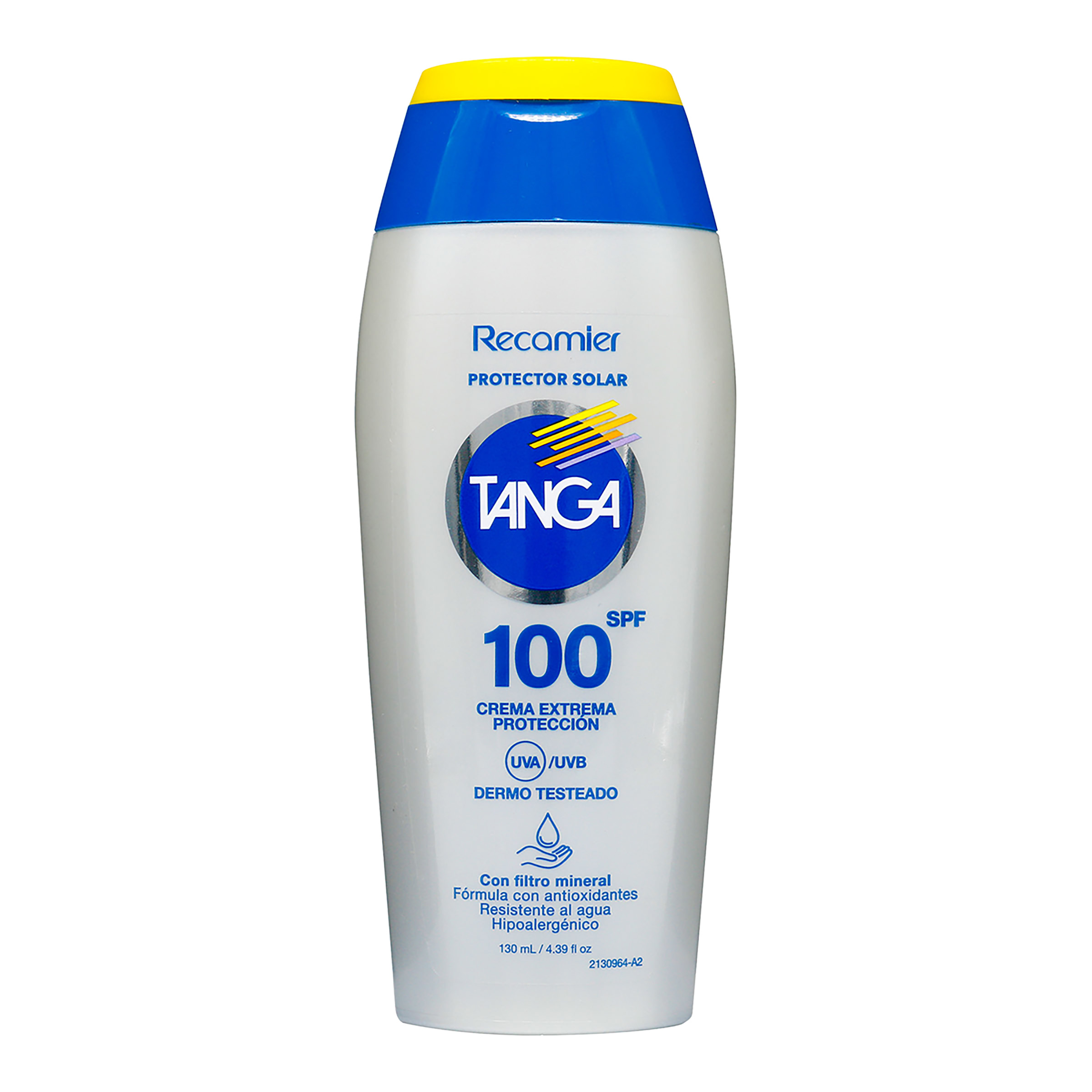 Bloqueador solar crema SPF 100 130 ml - Recamier
