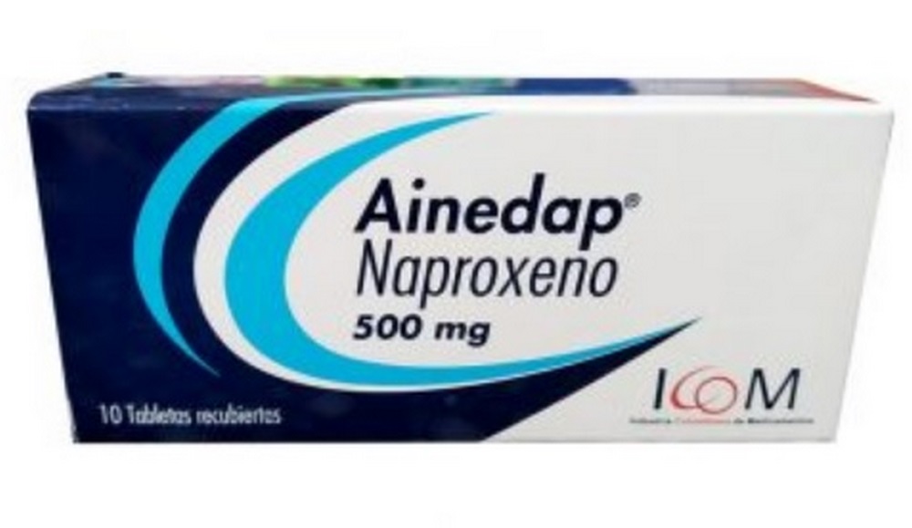 Ainedap Naproxeno 500 mg - 10 tabletas | ICOM