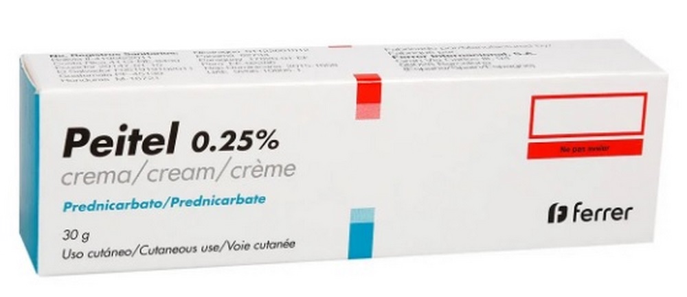 Prednicarbato 0.25% crema tópica 30 g | Pharmaprix