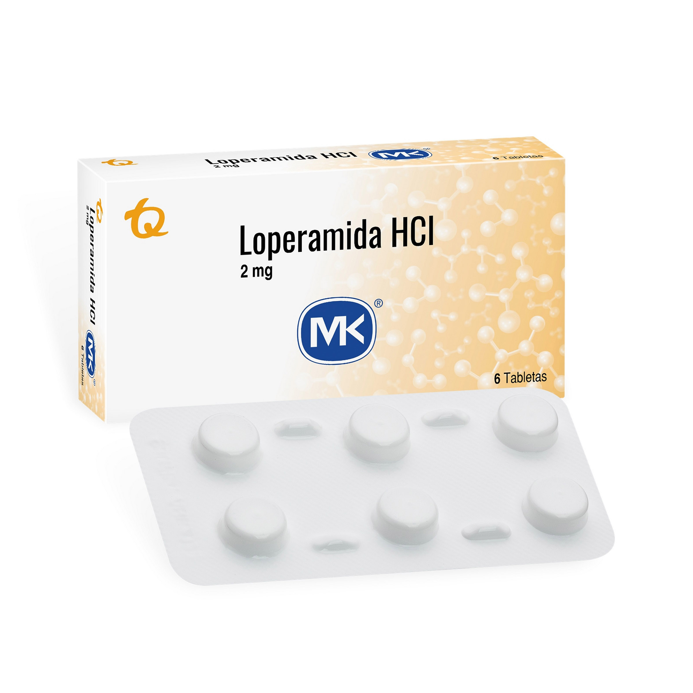 Loperamida 2 mg – 6 tabletas TECNOQUIMICAS