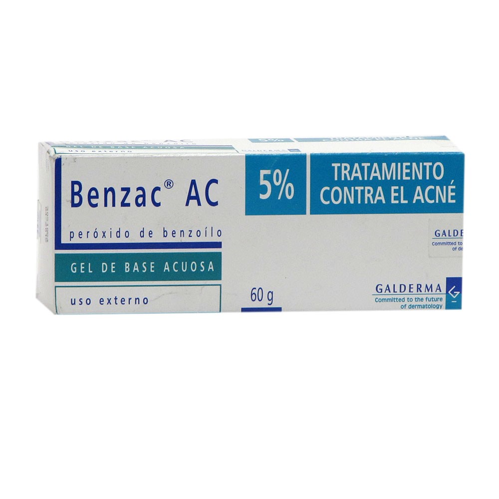 Benzac AC 5% Gel 60 g – Peróxido de Benzoilo
