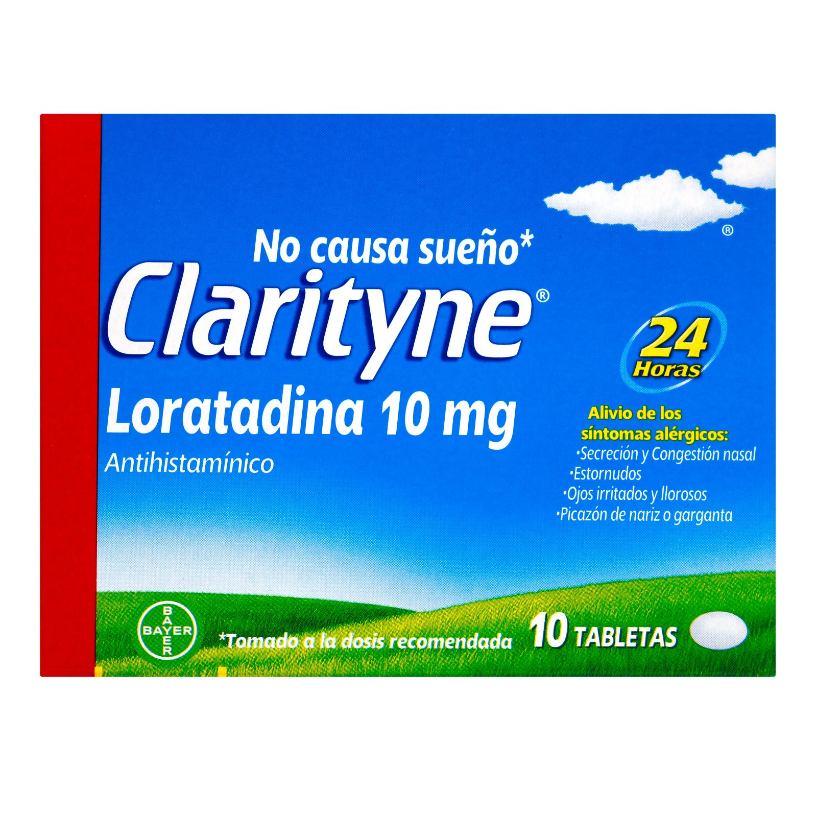 Clarityne 10 mg Loratadina - 10 tabletas