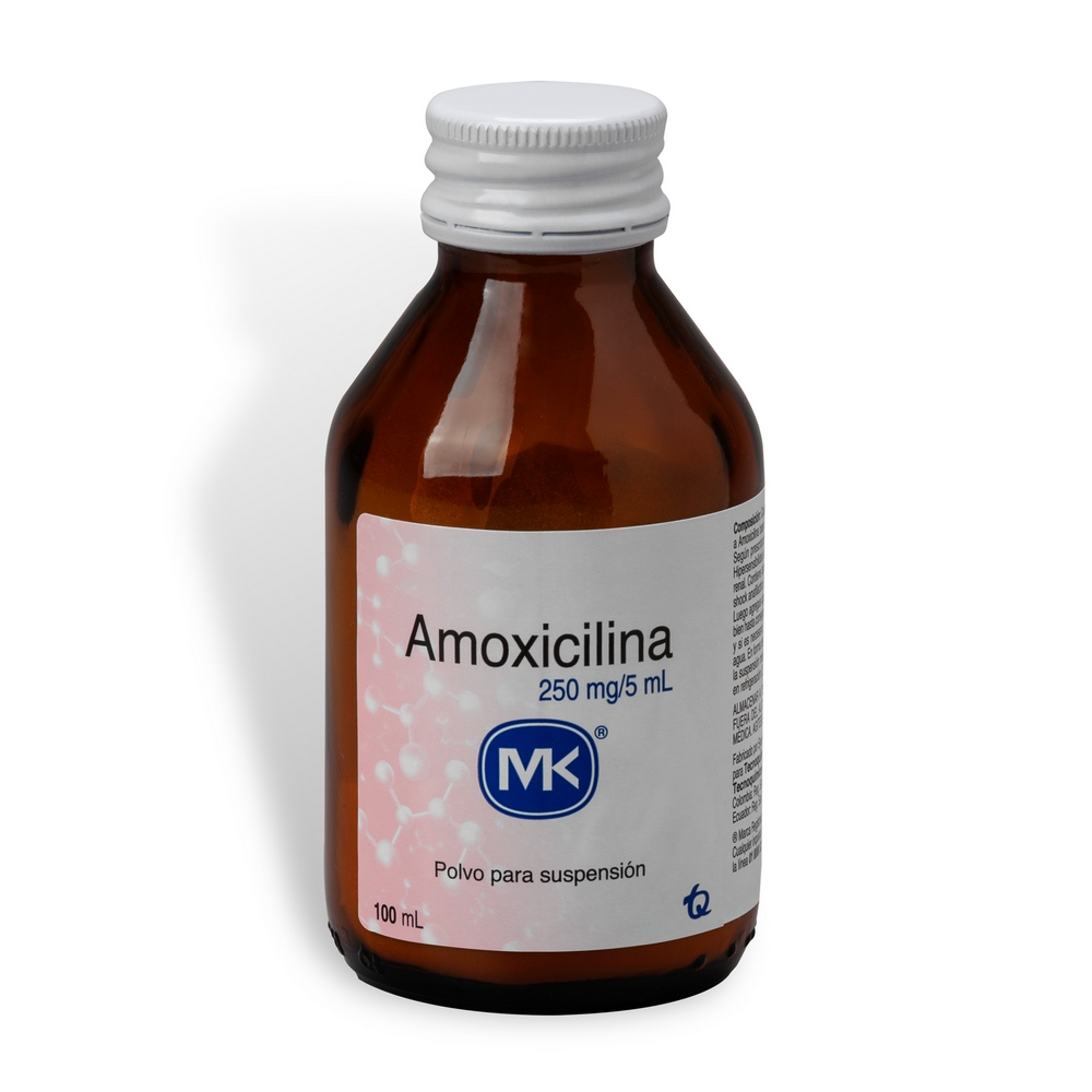 Amoxicilina 250 mg en suspensión - 100 ml TECNOQUIMICAS