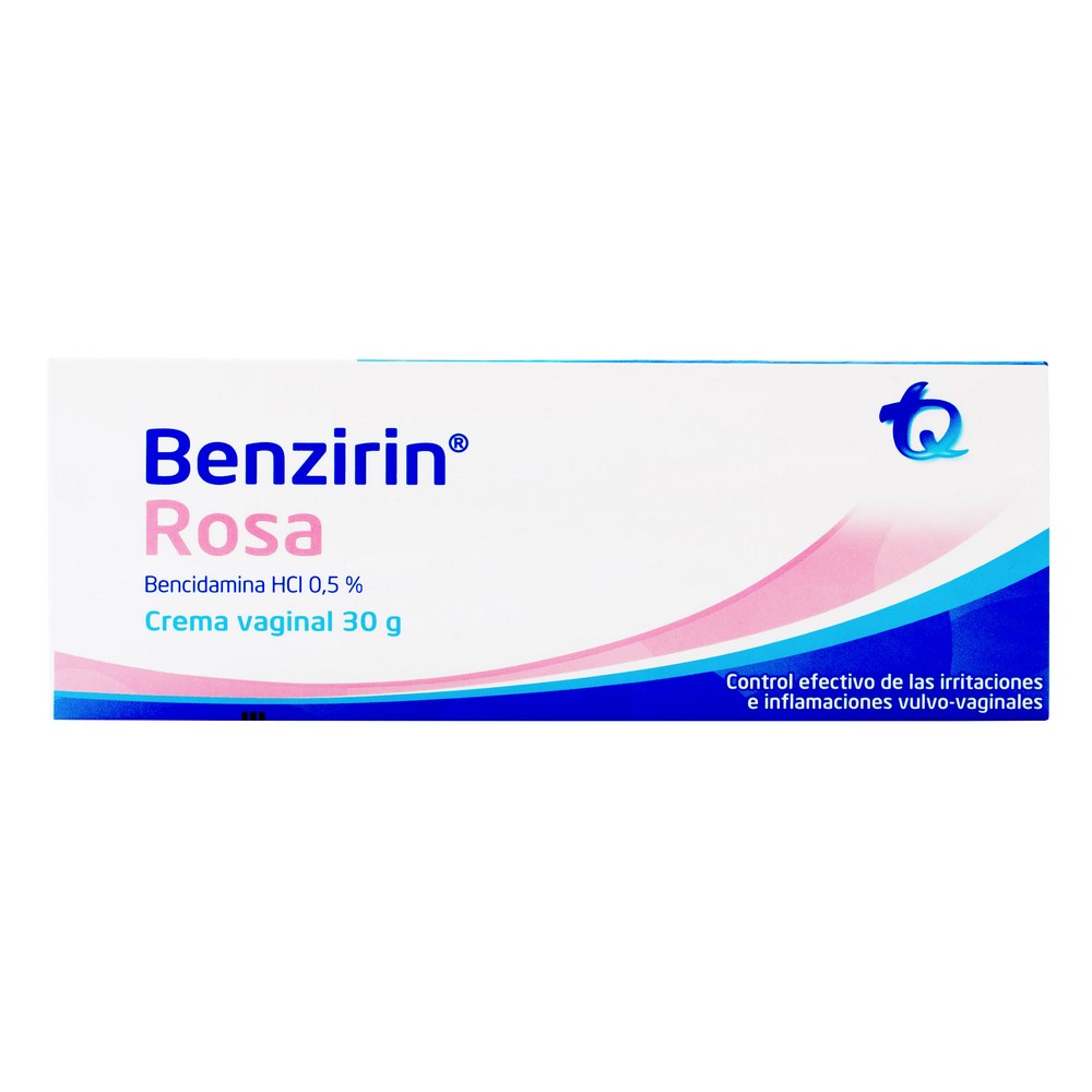 Benzirin Rosa Cre Vaginal 30 g (3%+) – Bencidamina