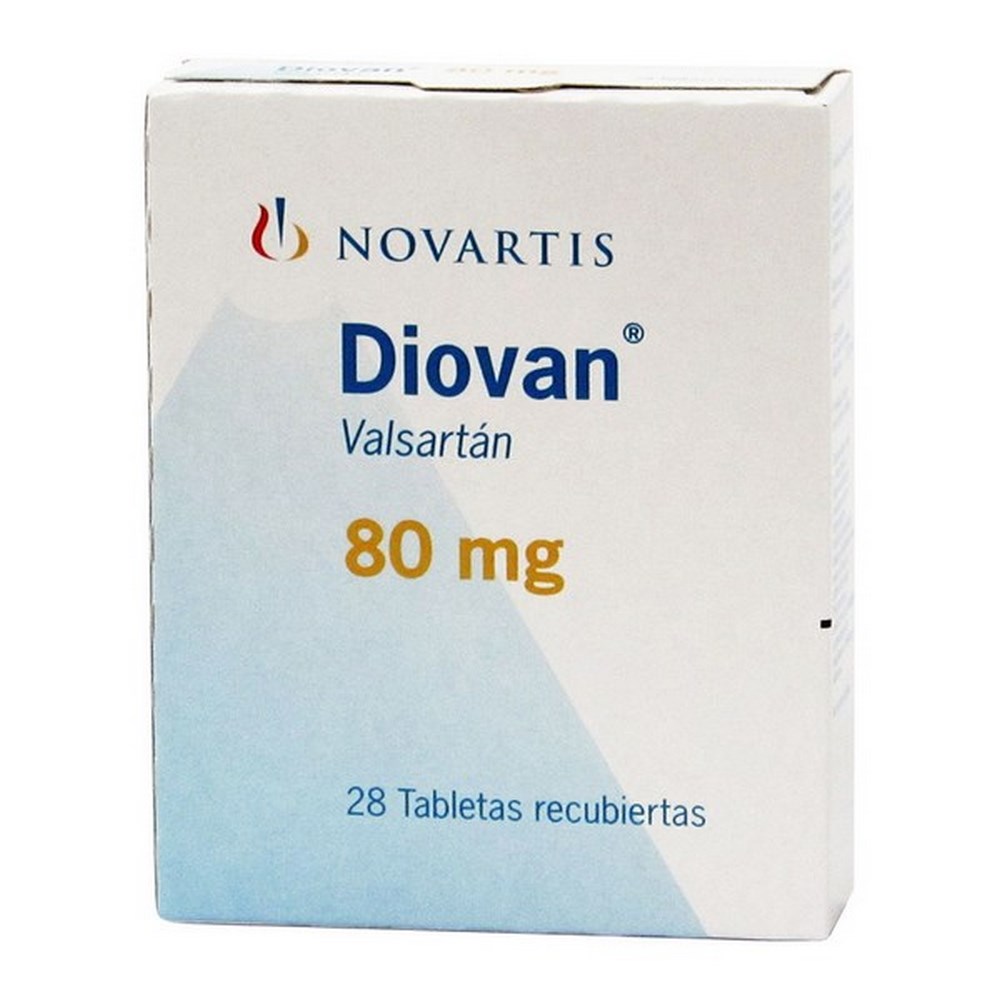 Diovan 80 mg – 28 tabletas (Valsartán)