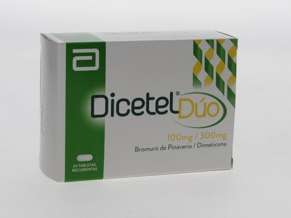 Dicetel Duo 100/300 mg 24 tabletas - Lafrancol