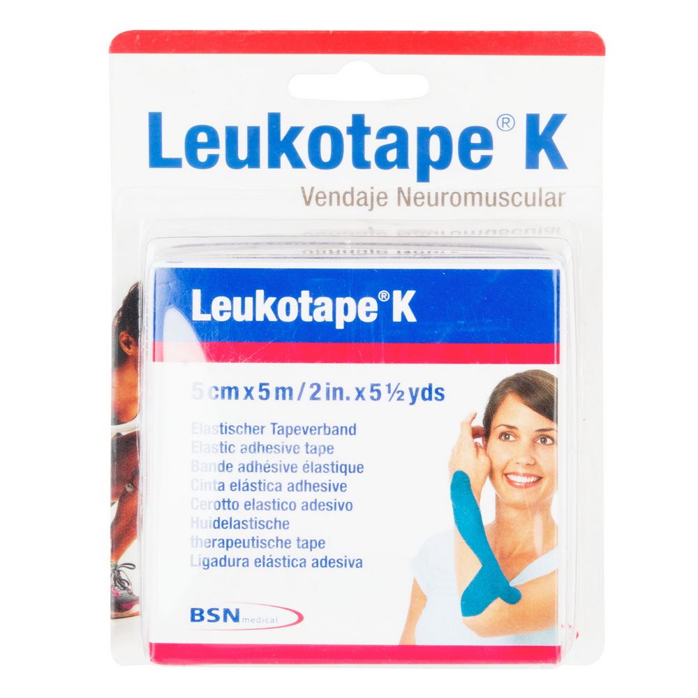 Leukotape K 5 cm x 5 m – cinta elástica azul