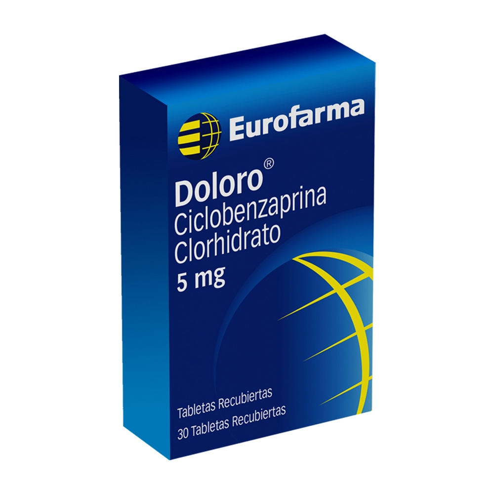 Doloro 5 mg - Ciclobenzaprina 30 tabletas