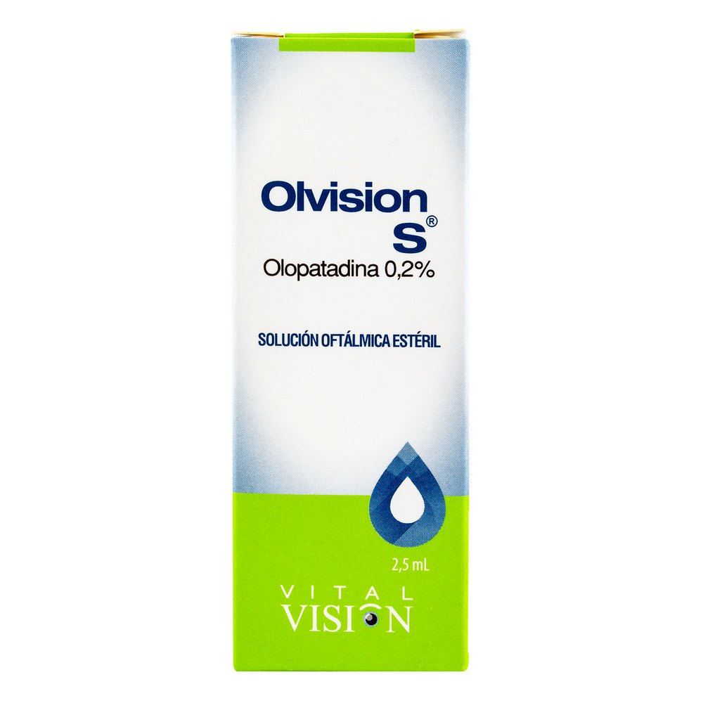 OLVISION S 0.2% OFTÁLMICO 2.5 mL – Clorhidrato de Olopatadina