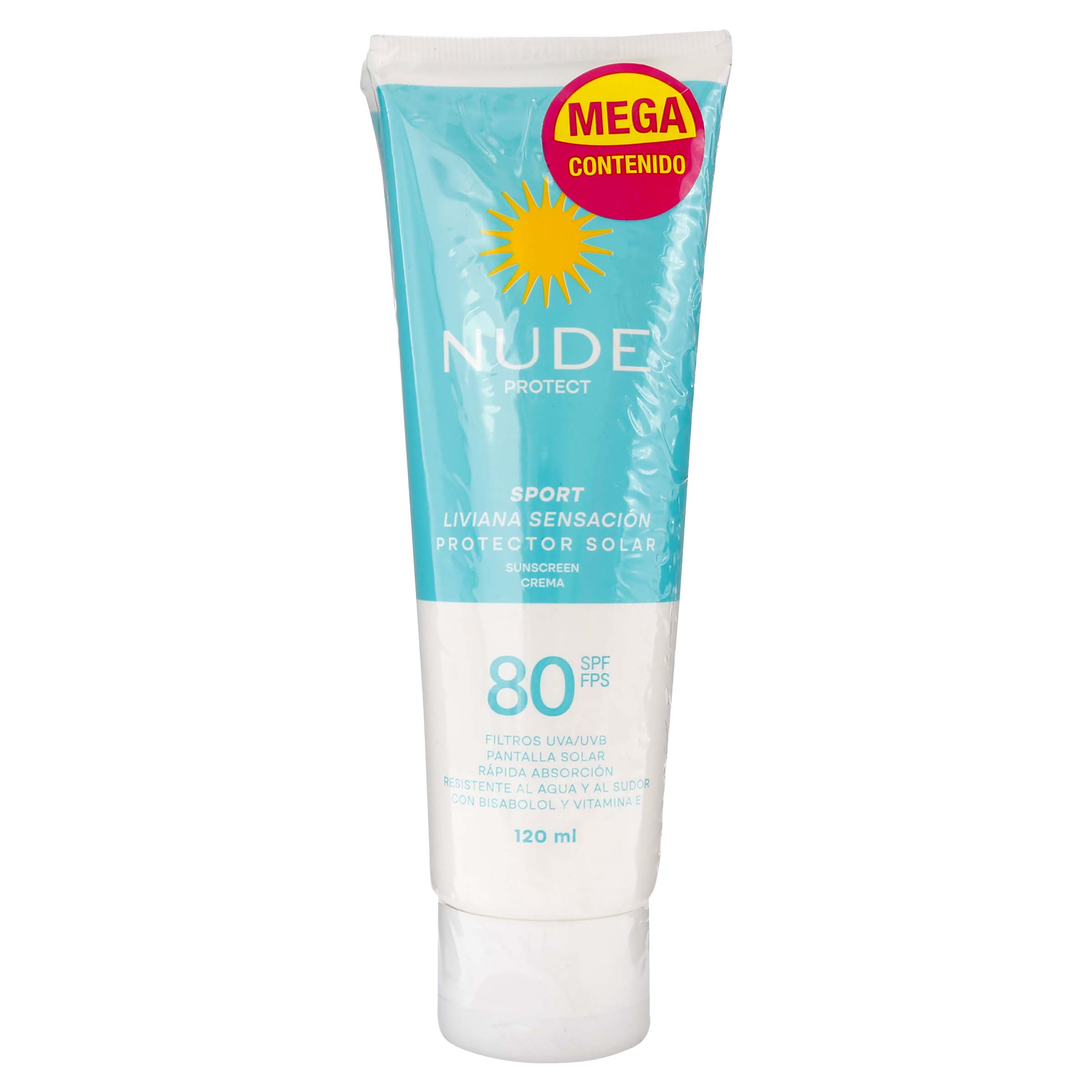 Protector Solar Nude Sport SPF 80 – Pack 2 x 120 ml