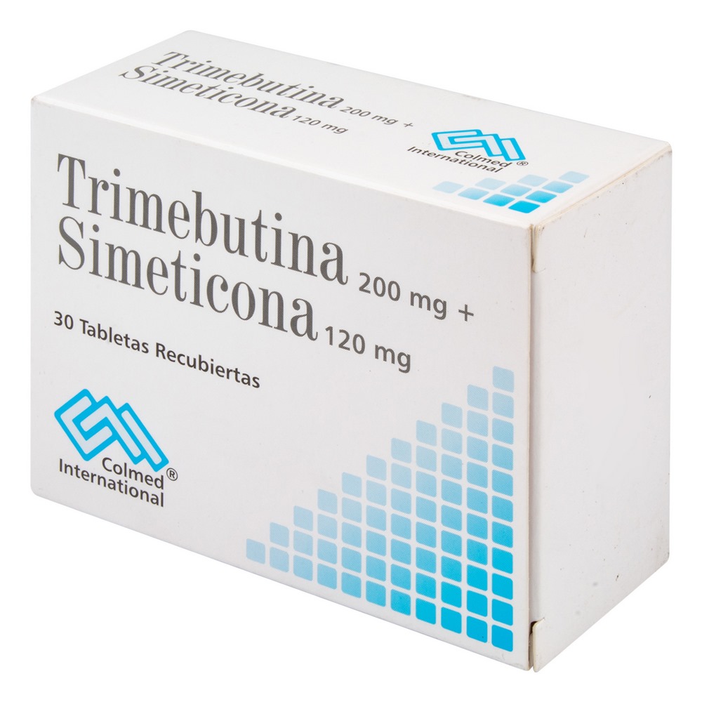 Trimebutina Simeticon 200/120 mg – 30 tabletas