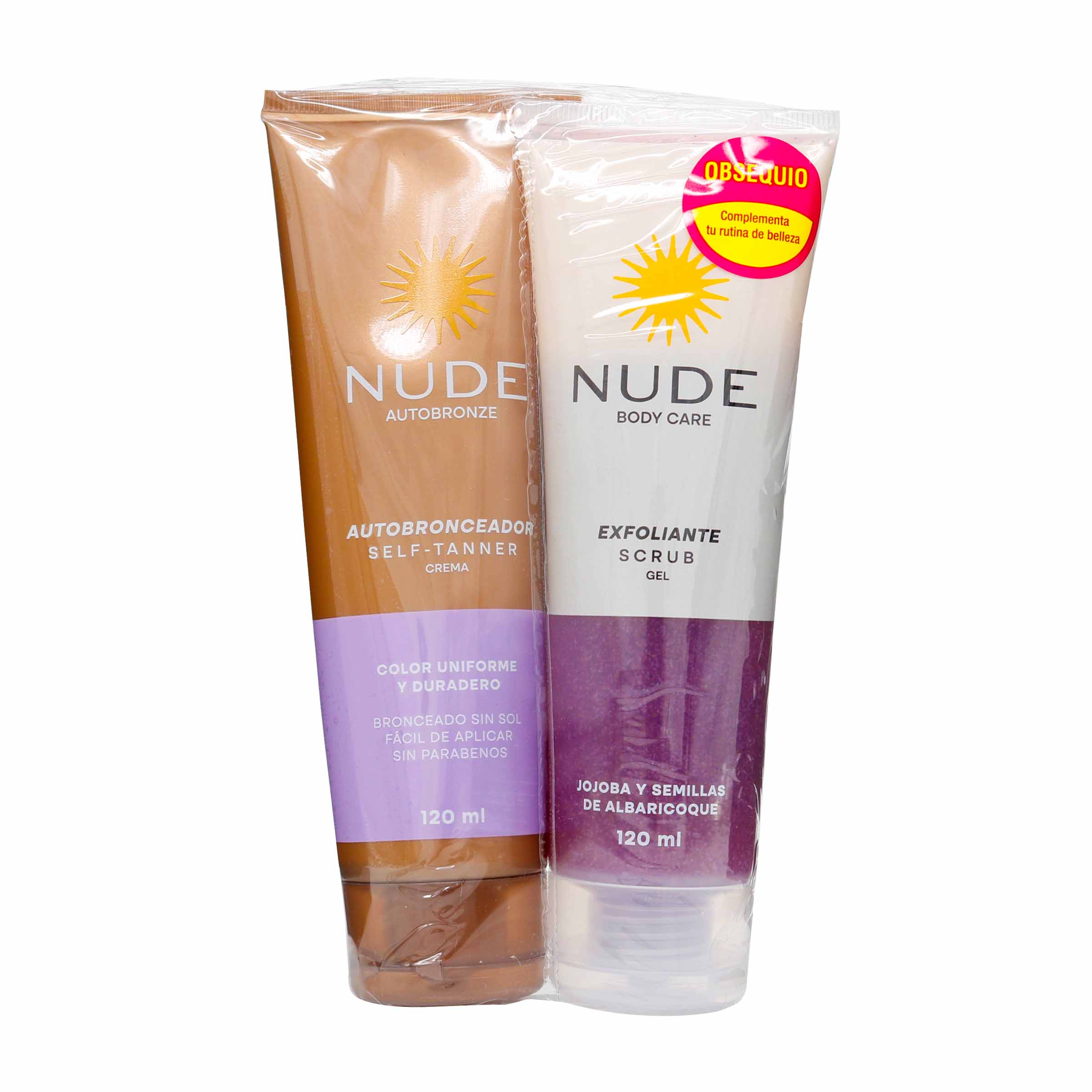 Autobron Nude Bronze Crema 120 ml + exfoliante