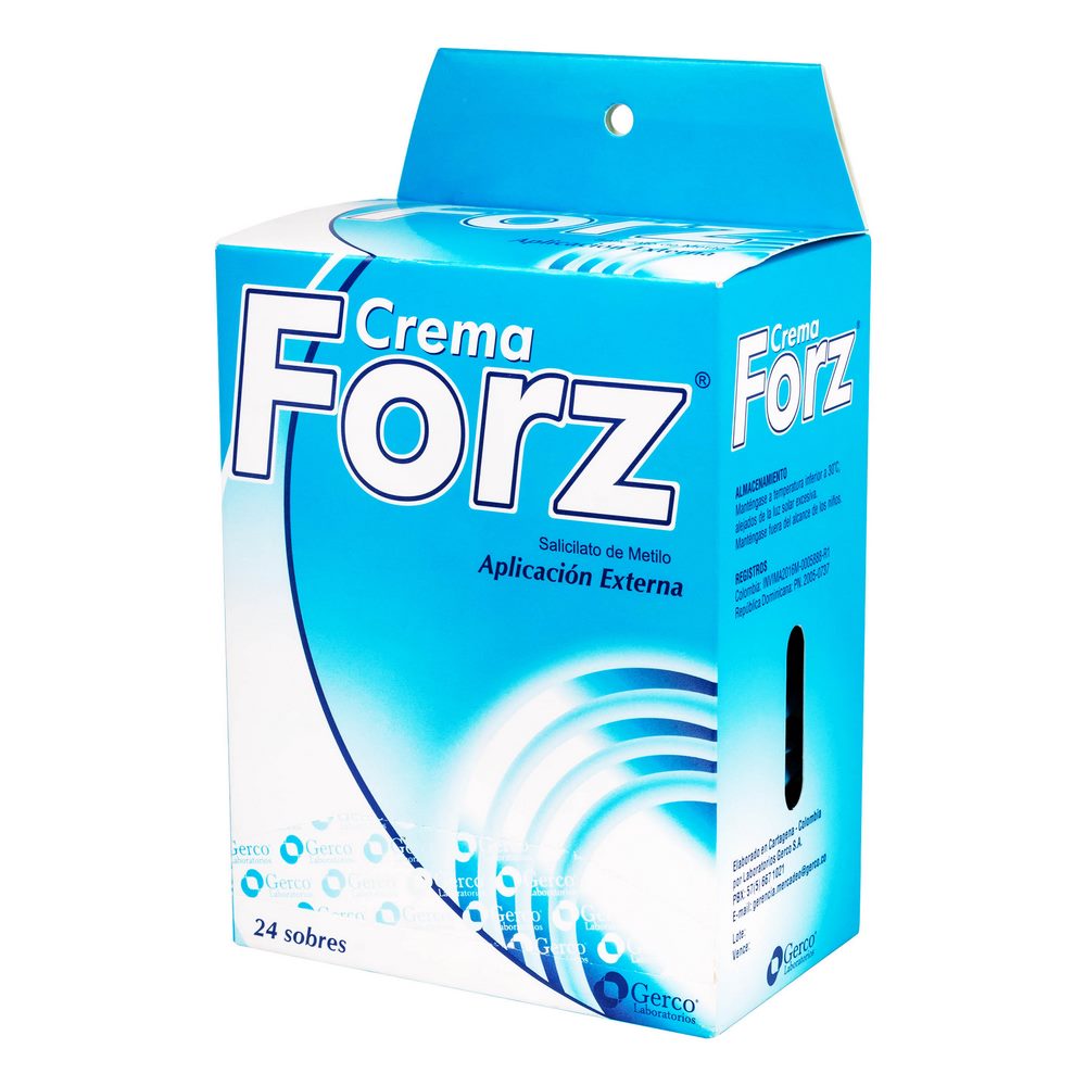 Crema FORZ 24 SBS Salicilato de Metilo – GERCO