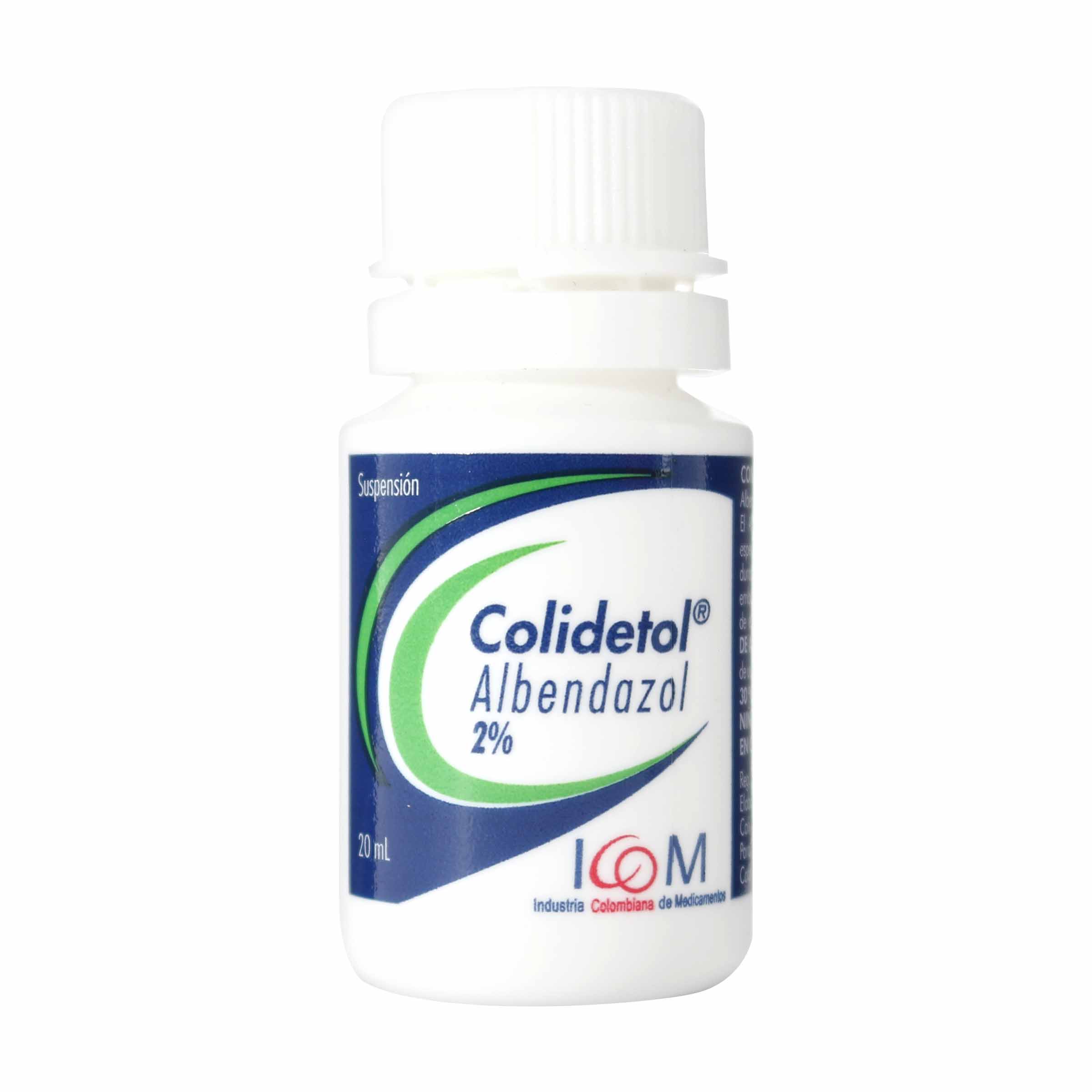 COLIDETOL Suspensión Albendazol 400 mg - 20 mL | ICOM