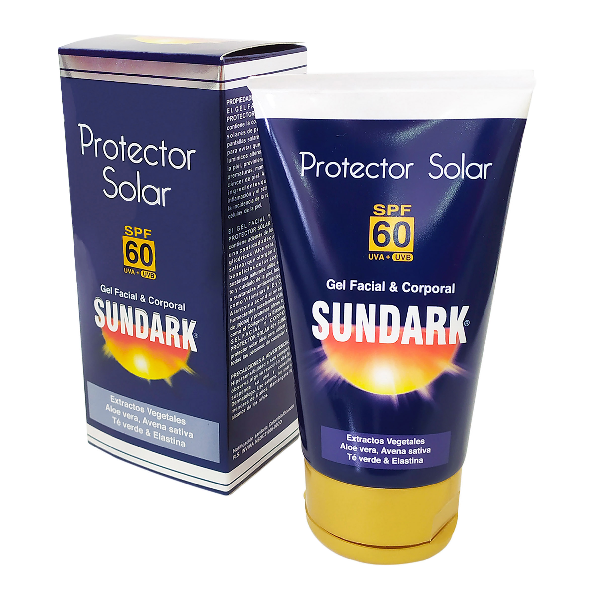 Bloqueador Sundark SPF60 120 ml – Adultos
