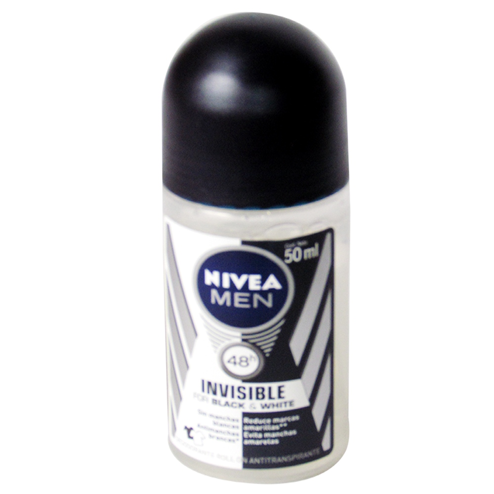 Desodorante Nivea Roll-On Black & White 50 ml