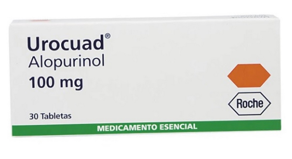 UROCUAD 100 mg – 30 tabletas (Alopurinol)