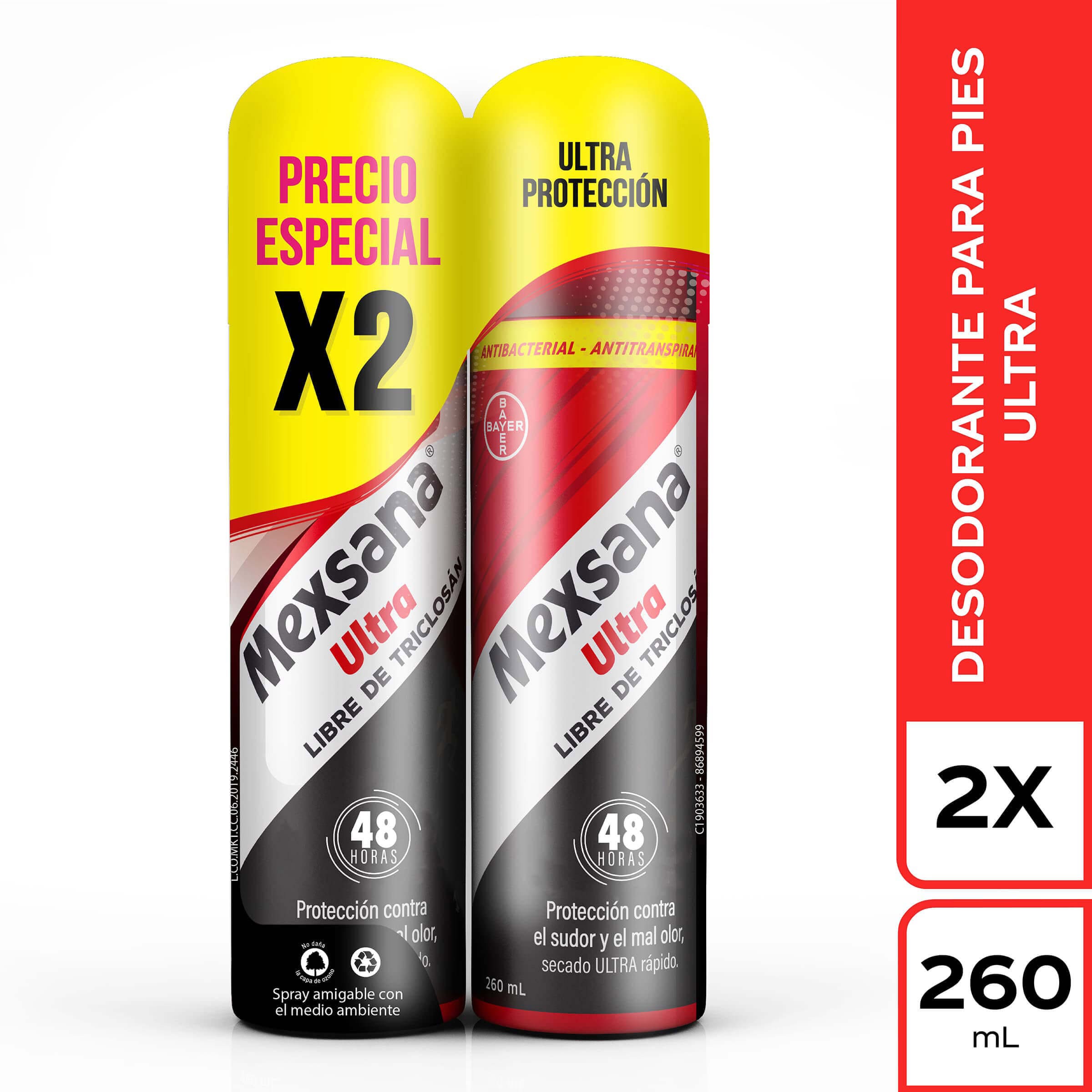 Spray Mexsana Pies Ultra 260 ml