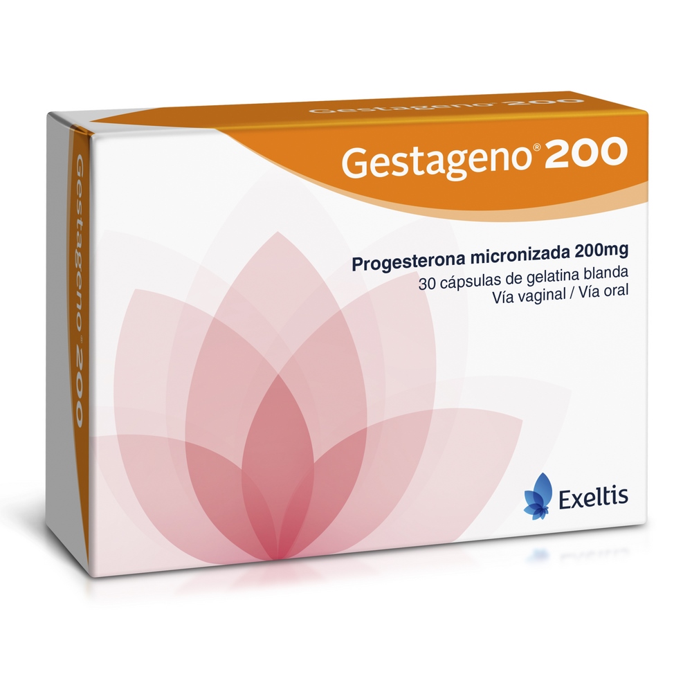 Gestageno 200 mg 30 cápsulas