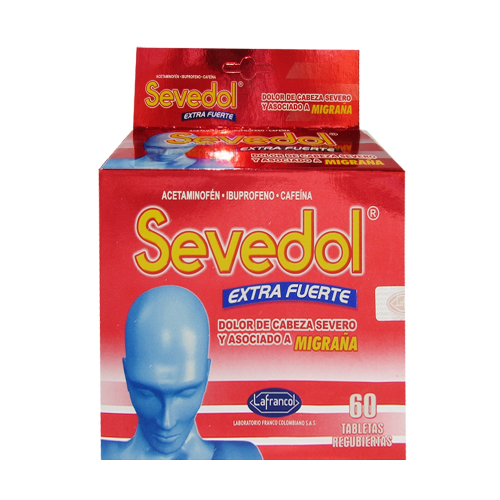 Sevedol Extra Fuerte 60 tabletas