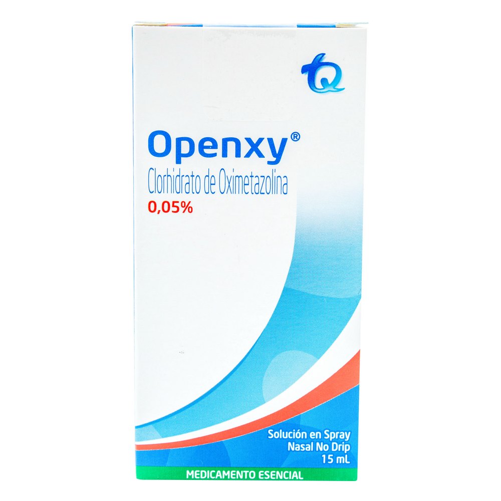OPENXY 0.05% spray nasal 15 ml – Oximetazolina (TECNOQUIMICAS S.A.)