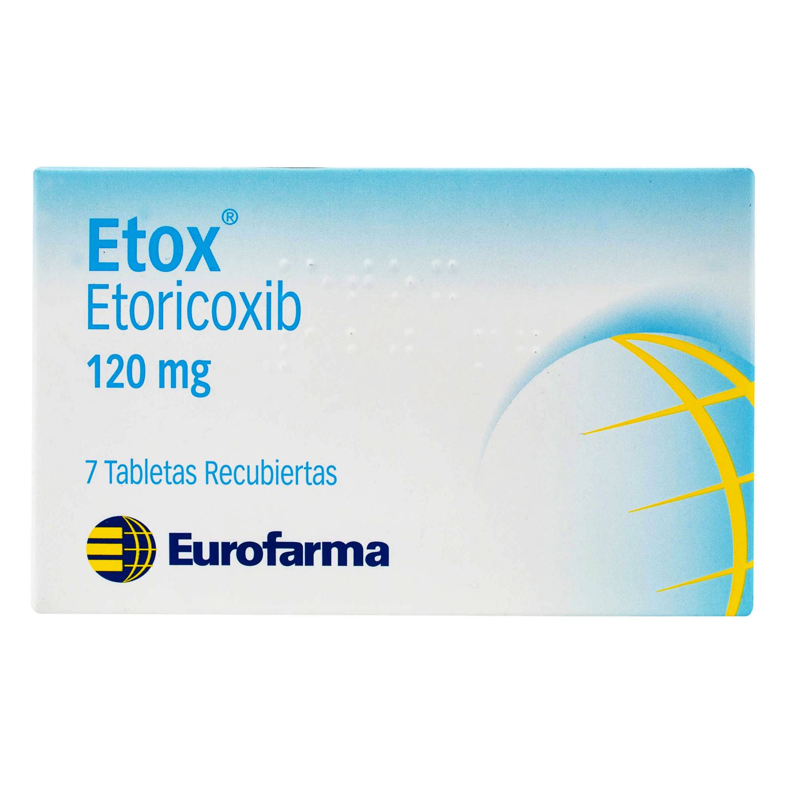 ETOX 120 mg – Etoricoxib 7 tabletas